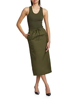 Utility Midi-Skirt