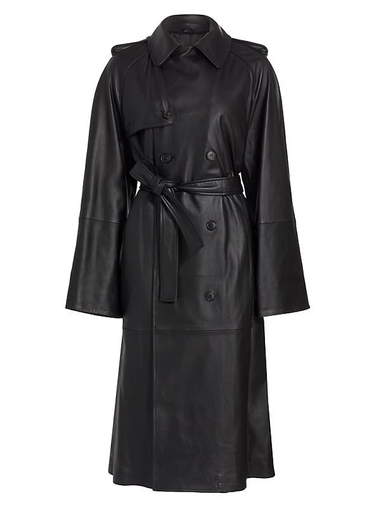 Leather Trench Coat