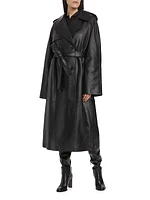 Leather Trench Coat