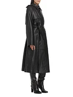 Leather Trench Coat