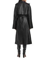 Leather Trench Coat