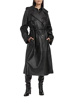 Leather Trench Coat