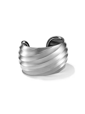 Cable Edge Bracelet Sterling Silver