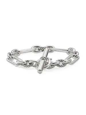 Lexington Sterling Silver & Diamond Chain Toggle Bracelet