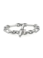 Lexington Sterling Silver & Diamond Chain Toggle Bracelet