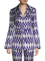 Lucille Geometric Jacquard Jacket