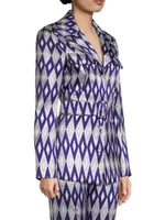 Lucille Geometric Jacquard Jacket