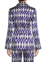 Lucille Geometric Jacquard Jacket