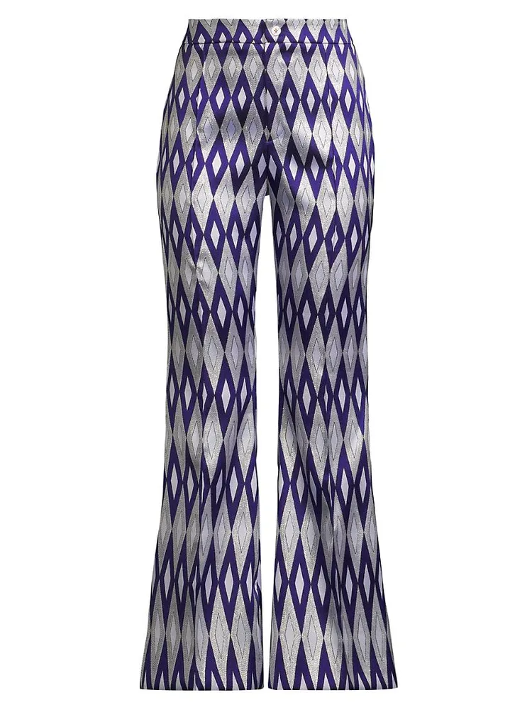 Kelly Geometric Jacquard Pants