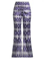 Kelly Geometric Jacquard Pants