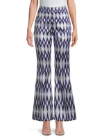 Kelly Geometric Jacquard Pants