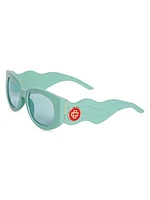 Futuro Optimisto Oval Wave Sunglasses