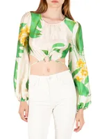 Donna Cropped Blouse