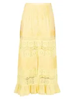 Marina Cotton Voile Maxi Skirt