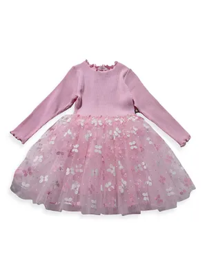 Baby's, Little Girl's & Butterfly Tutu Dress