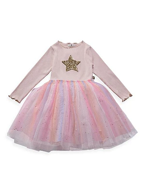 Baby Girl's,Little Girl's & Girl's Ombré Star Tutu Dress