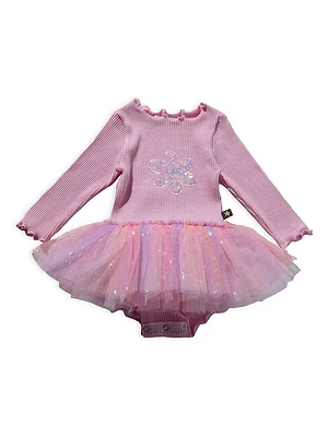 Baby Girl's Daisy Ombré Tutu Dress