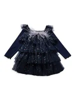 Baby Girl's,Little Girl's & Dot Tiered Tutu Dress