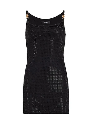 Sleeveless Crystal-Embellished Minidress