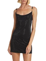 Sleeveless Crystal-Embellished Minidress