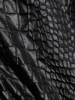 Faux Crocodile Jacket