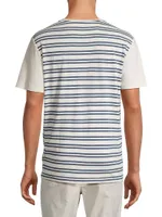 Valencia Striped Pocket T-Shirt