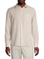 Havana Plaid Button-Front Shirt