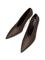 Clara-Mini Monogram Pumps