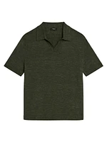 Brenan Linen-Blend Polo Shirt