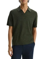 Brenan Linen-Blend Polo Shirt