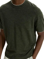 Kolben Linen-Blend Crewneck T-Shirt