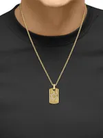 COLLECTION 14K Yellow Gold & 0.15 TCW Diamond Pendant Necklace