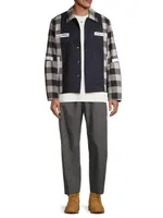 Plaid Worker Jacket