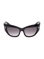 Brianna 55MM Cat-Eye Sunglasses