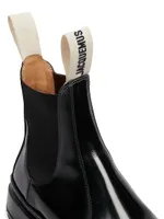 Les Pavane Leather Chelsea Boots