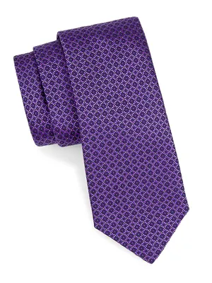 Abstract Silk Tie