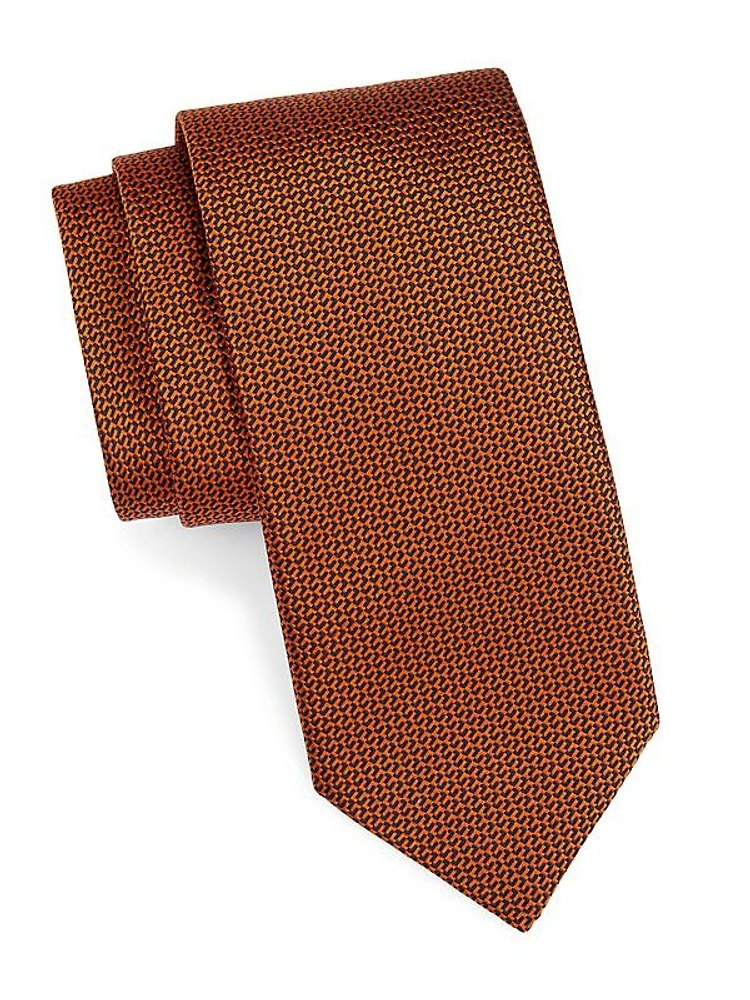 Abstract Silk Tie