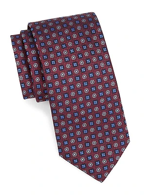 Medallion Silk Tie