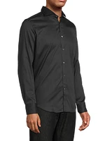 Micro Print Sport Shirt