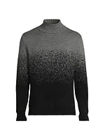 Gradient Wool-Blend Turtleneck Sweater