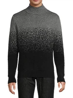 Gradient Wool-Blend Turtleneck Sweater