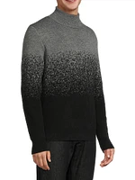 Gradient Wool-Blend Turtleneck Sweater