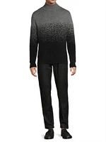 Gradient Wool-Blend Turtleneck Sweater