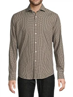 Check Button-Up Sport Shirt