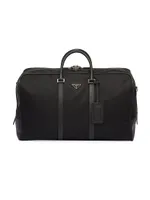 Re-Nylon And Saffiano Leather Duffle Bag