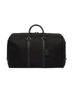 Re-Nylon And Saffiano Leather Duffle Bag