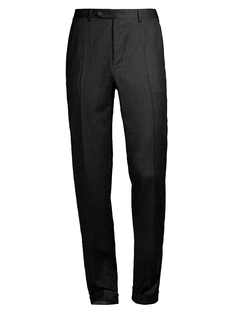 Flannel Wool Trousers