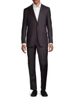 Milano Solid Modern-Fit Wool Suit