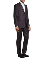 Milano Solid Modern-Fit Wool Suit