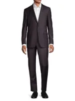 Milano Solid Modern-Fit Wool Suit